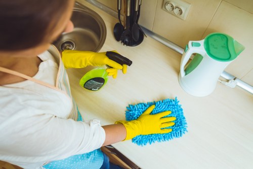 Professional house cleaning for a Bayswater home exterior and entry