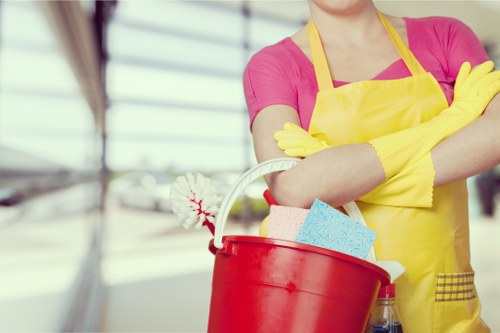 Local cleaners maintaining a retail and showroom space in Bayswater